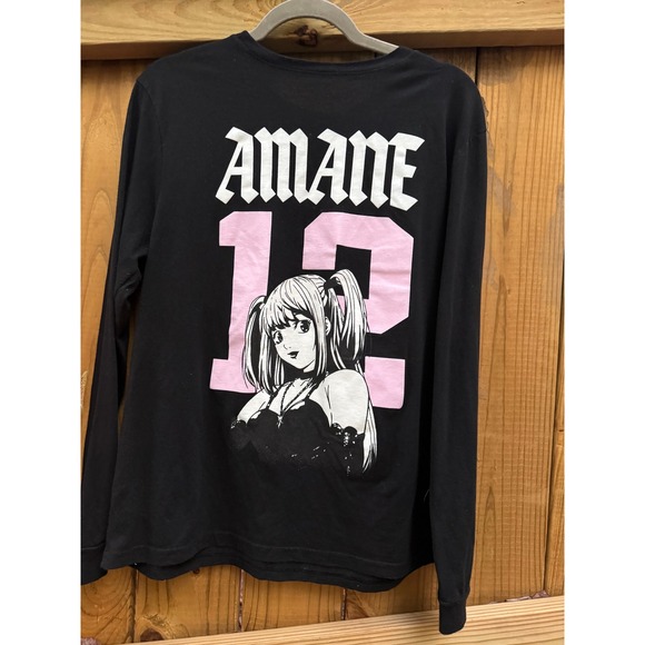 Death‎ Note Anime Long Sleeve Graphic T Shirt Amane Misa Manga Medium - Picture 3 of 7